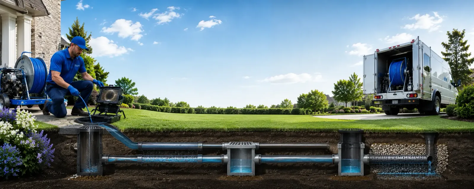 Outdoor drain cleaning information for East Falmouth, MA